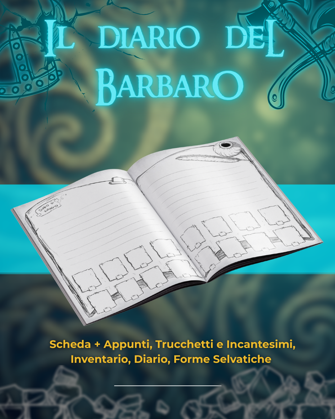 Il Diario del Barbaro - Edizione Illustrata - Compatibile Versione 5e