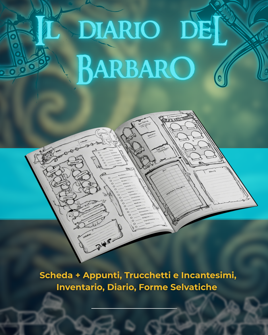 Il Diario del Barbaro - Edizione Illustrata - Compatibile Versione 5e
