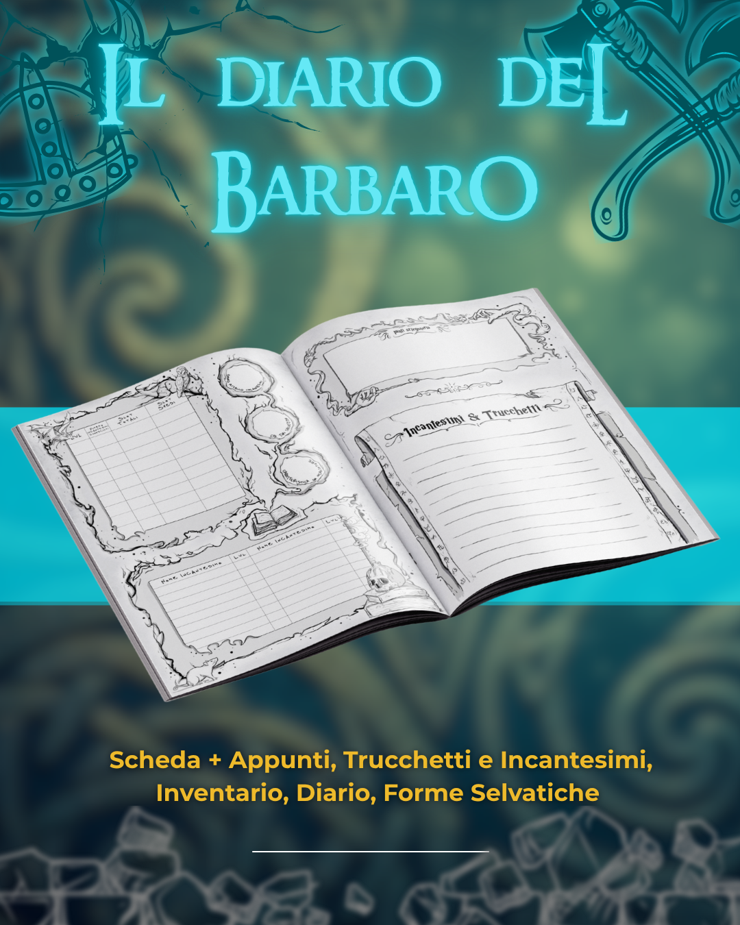 Il Diario del Barbaro - Edizione Illustrata - Compatibile Versione 5e