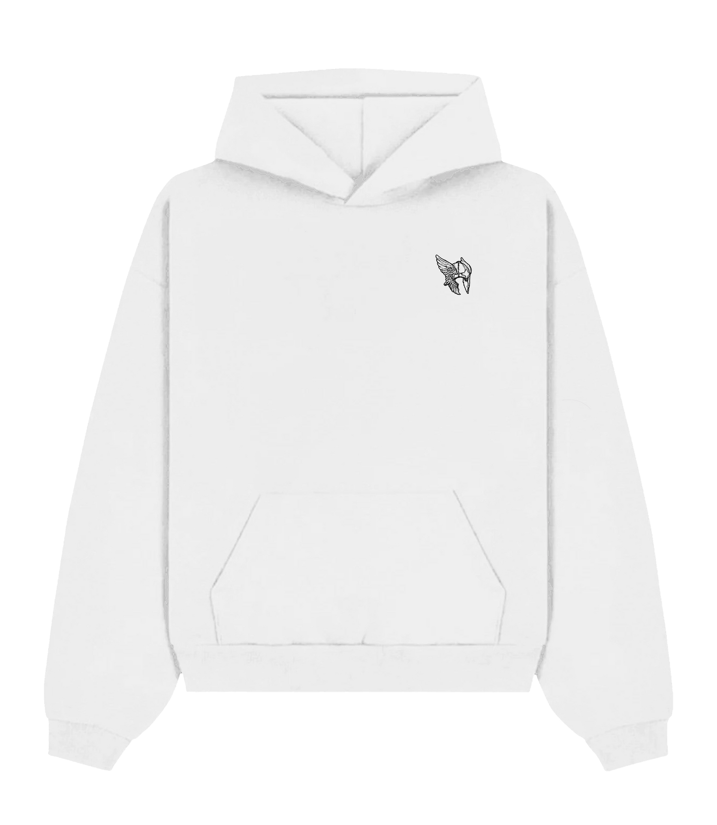 12 - Felpa Icon || Chierico - Bianco Panna/Immersive | Unisex