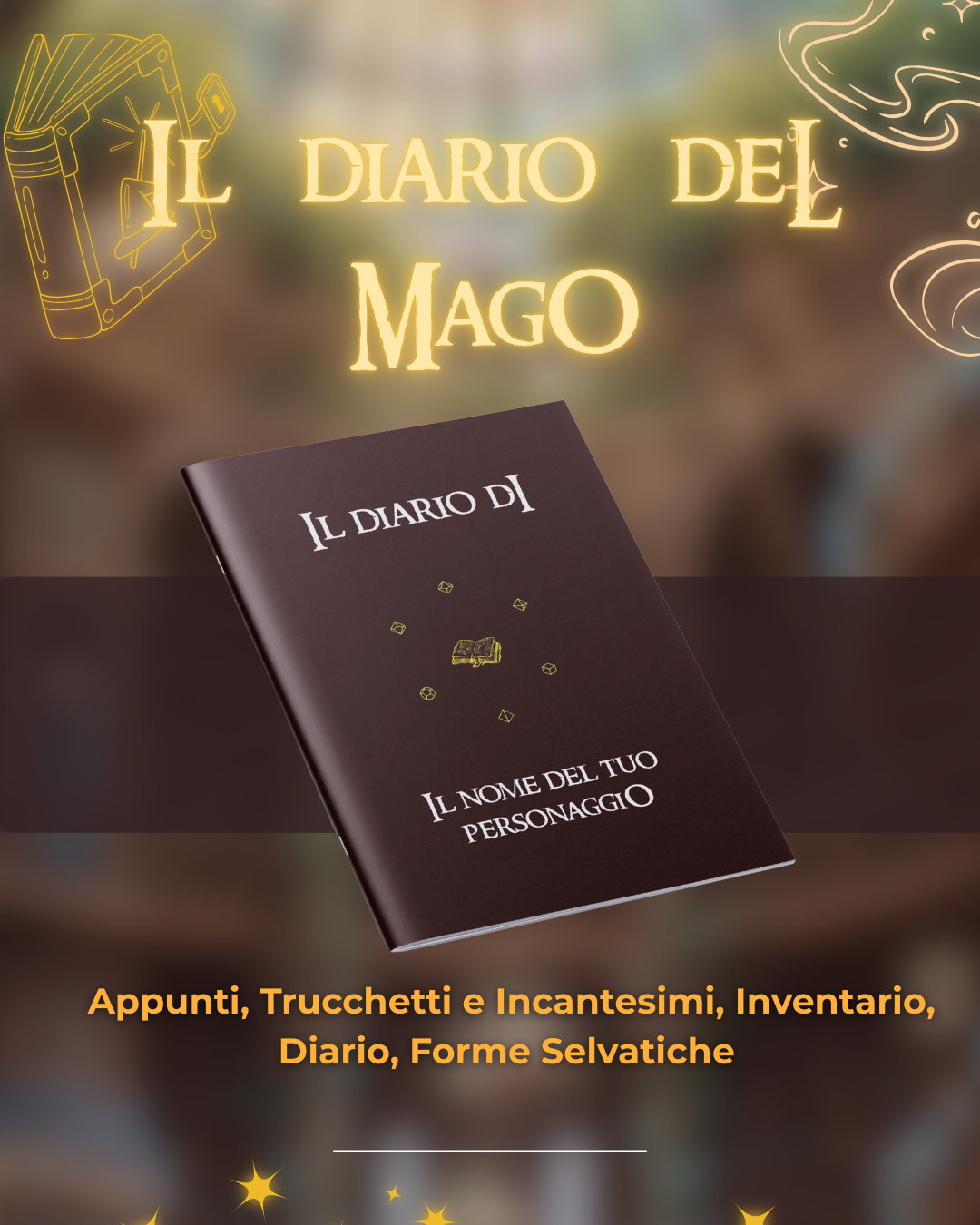 Il Diario del Mago - Edizione Illustrata - Compatibile Versione 5e