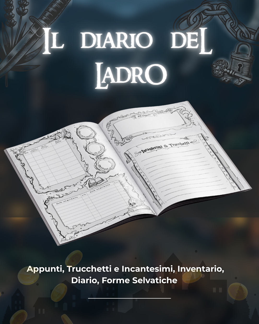 Il Diario Del Rogue (Ladro) - Edizione Illustrata - Compatibile Versione 5e