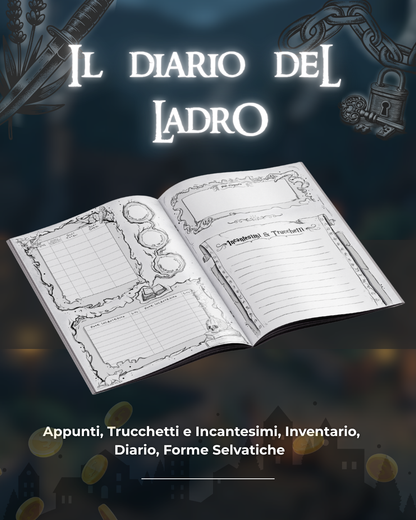 Il Diario Del Rogue (Ladro) - Edizione Illustrata - Compatibile Versione 5e