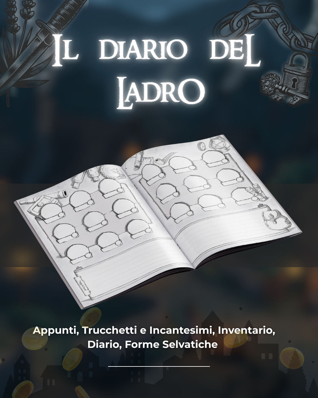 Il Diario Del Rogue (Ladro) - Edizione Illustrata - Compatibile Versione 5e