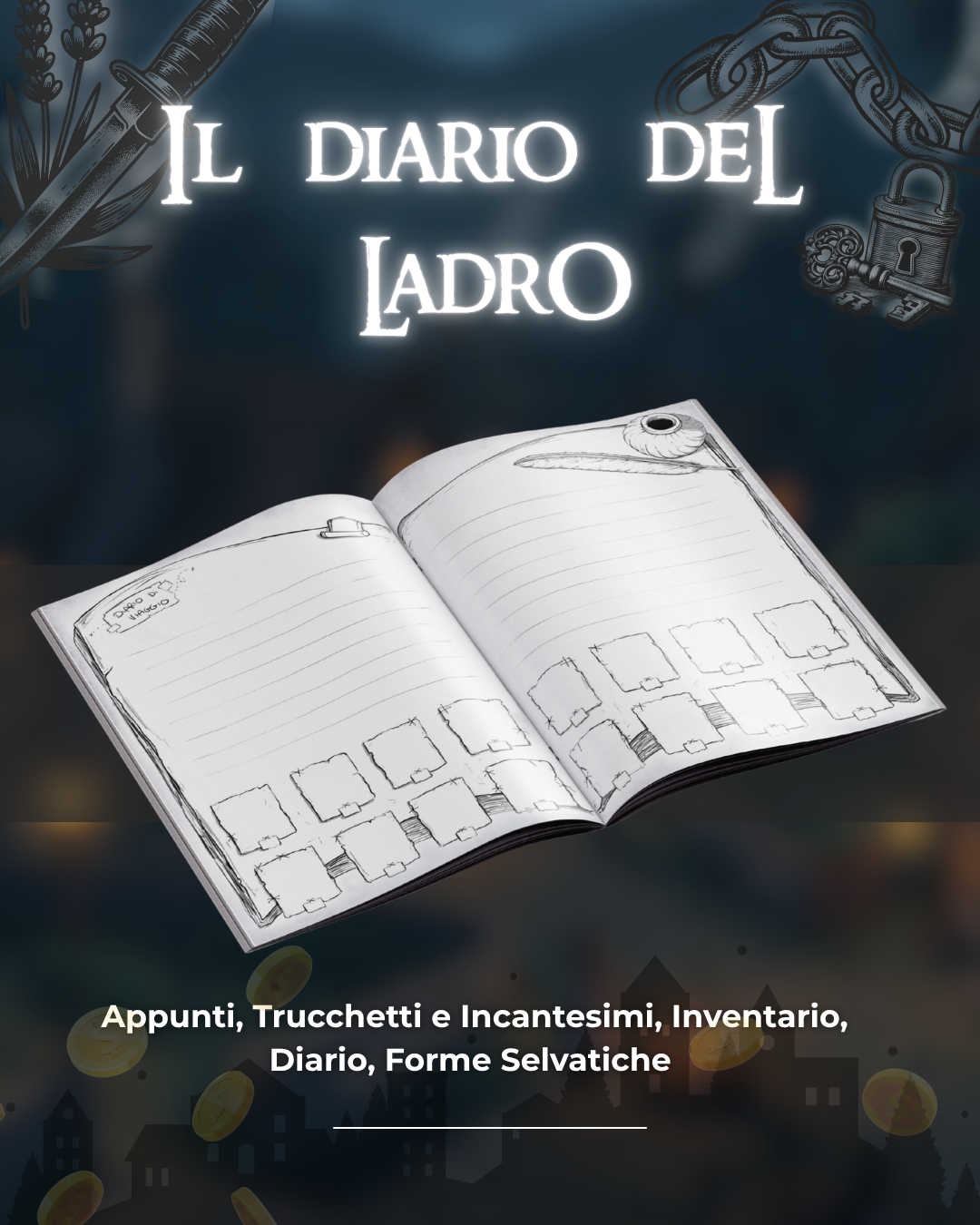 Il Diario Del Rogue (Ladro) - Edizione Illustrata - Compatibile Versione 5e