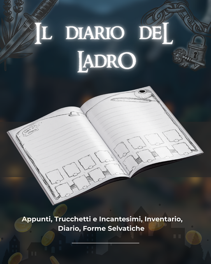 Il Diario Del Rogue (Ladro) - Edizione Illustrata - Compatibile Versione 5e