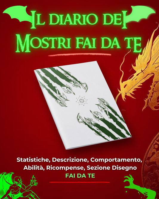 Il Diario Dei Mostri FAI DA TE - Compatibile 5e