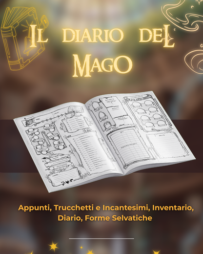 Il Diario del Mago - Edizione Illustrata - Compatibile Versione 5e