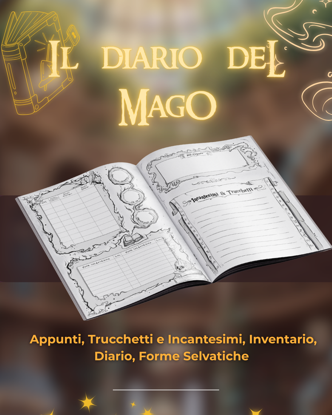 Il Diario del Mago - Edizione Illustrata - Compatibile Versione 5e
