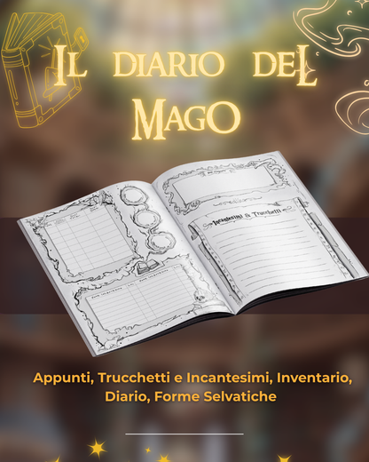 Il Diario del Mago - Edizione Illustrata - Compatibile Versione 5e
