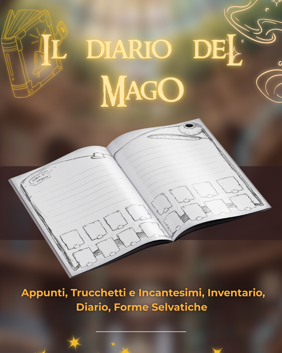 Il Diario del Mago - Edizione Illustrata - Compatibile Versione 5e