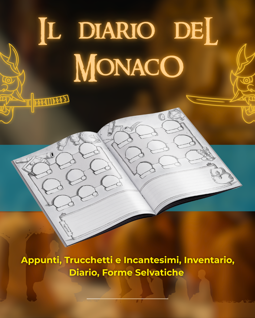 Il Diario del Monaco - Edizione Illustrata - Compatibile Versione 5e