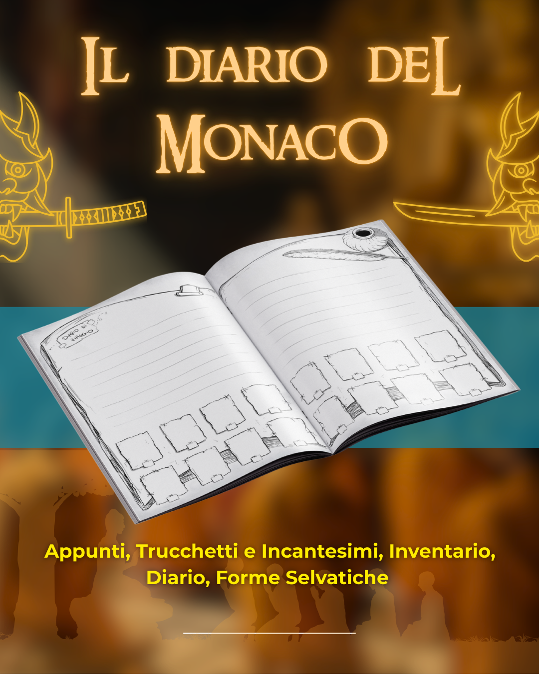 Il Diario del Monaco - Edizione Illustrata - Compatibile Versione 5e