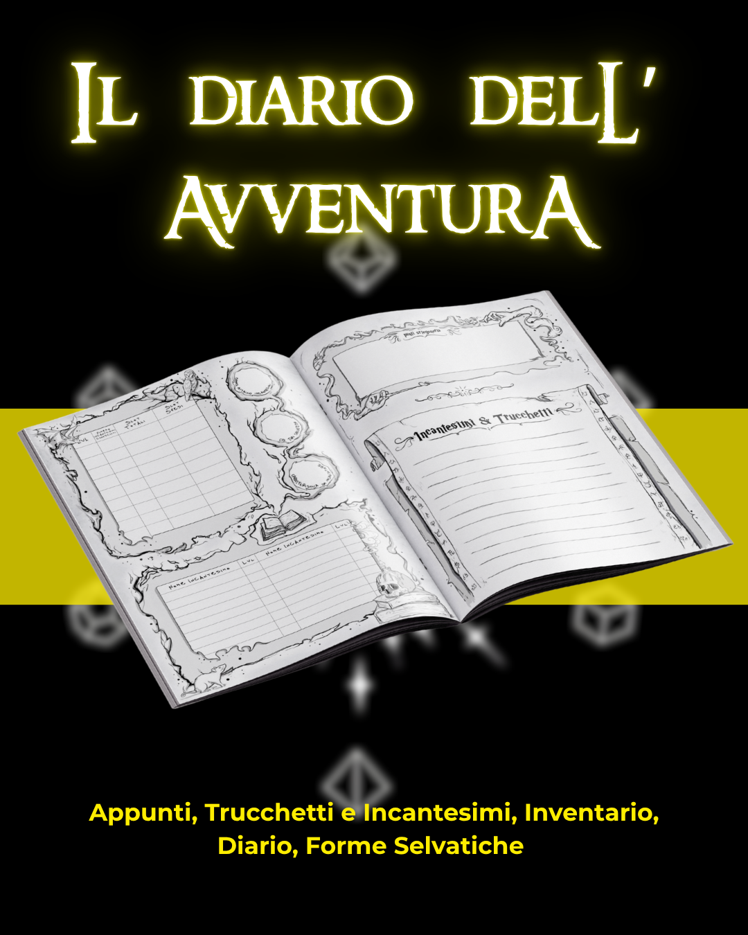 Diario dell'Avventura (Senza Classe) - Edizione Illustrata - Compatibile Versione 5e
