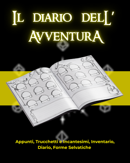 Diario dell'Avventura (Senza Classe) - Edizione Illustrata - Compatibile Versione 5e