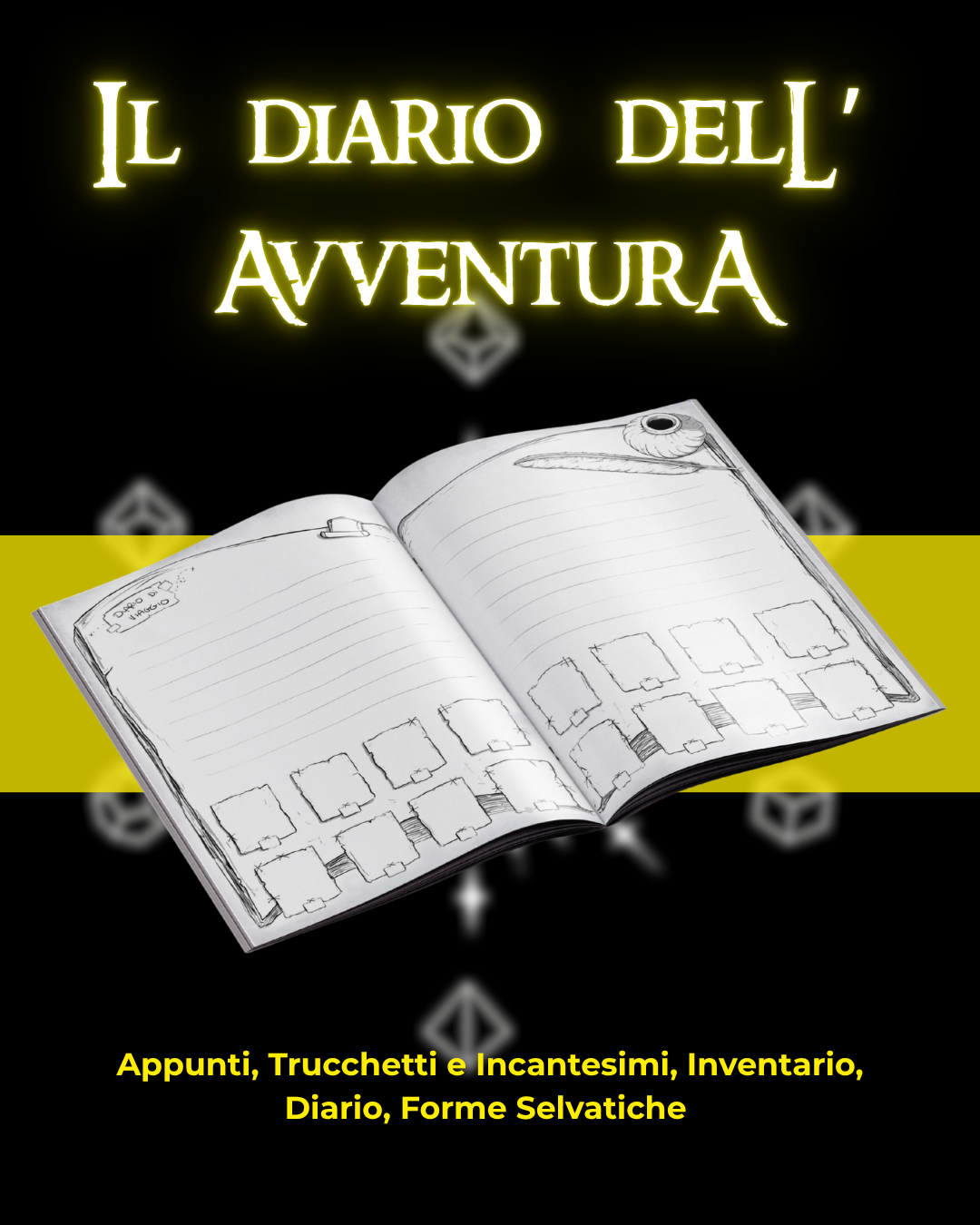 Diario dell'Avventura (Senza Classe) - Edizione Illustrata - Compatibile Versione 5e
