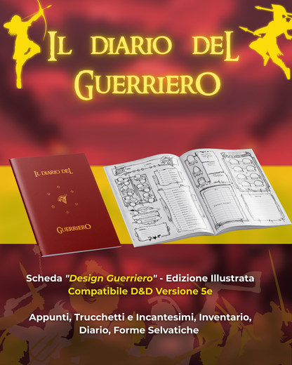 Il Diario del Guerriero - Edizione Illustrata - Compatibile Versione 5e