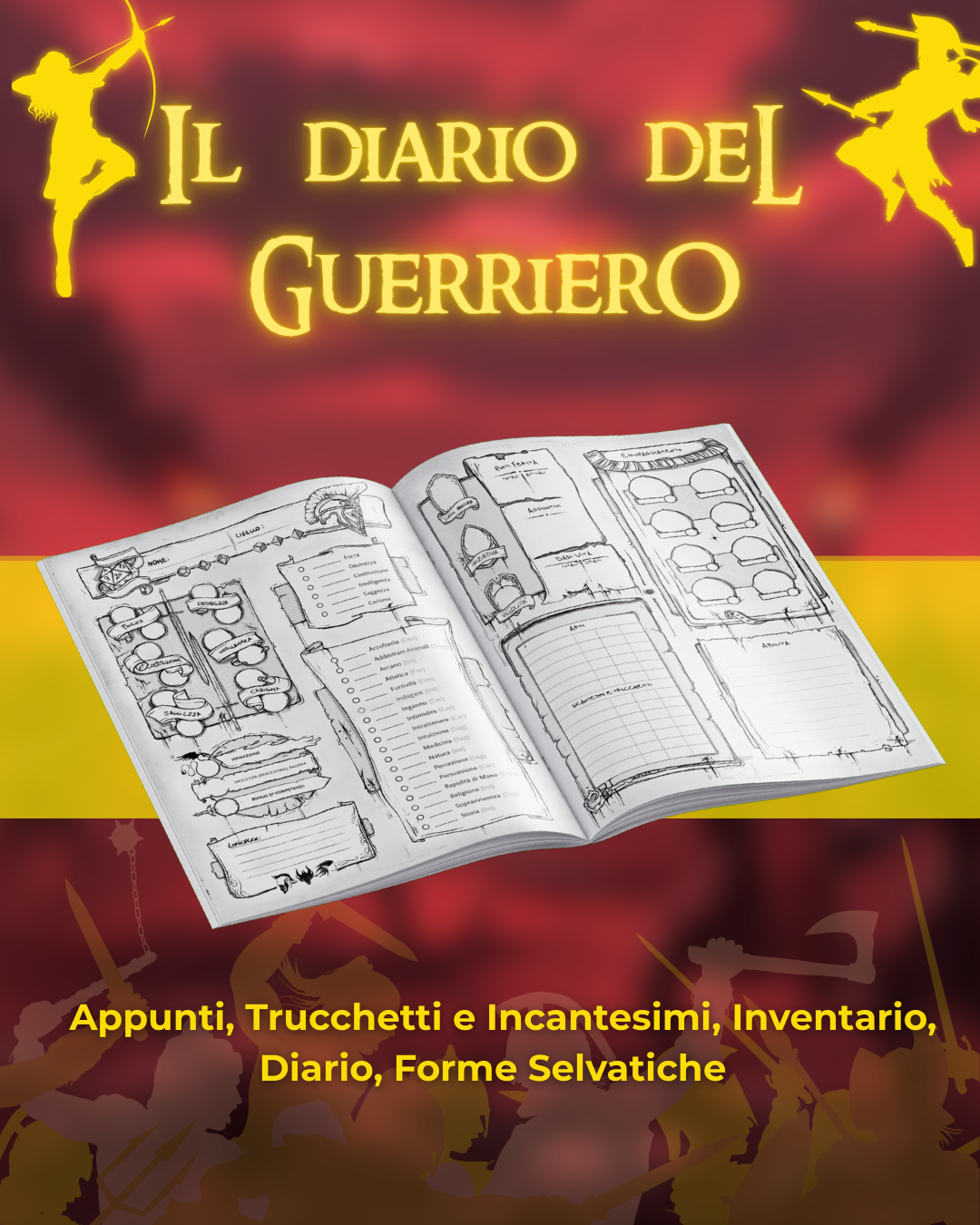 Il Diario del Guerriero - Edizione Illustrata - Compatibile Versione 5e