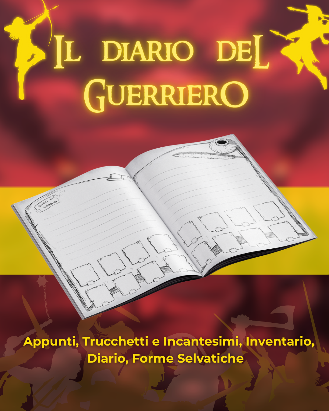 Il Diario del Guerriero - Edizione Illustrata - Compatibile Versione 5e