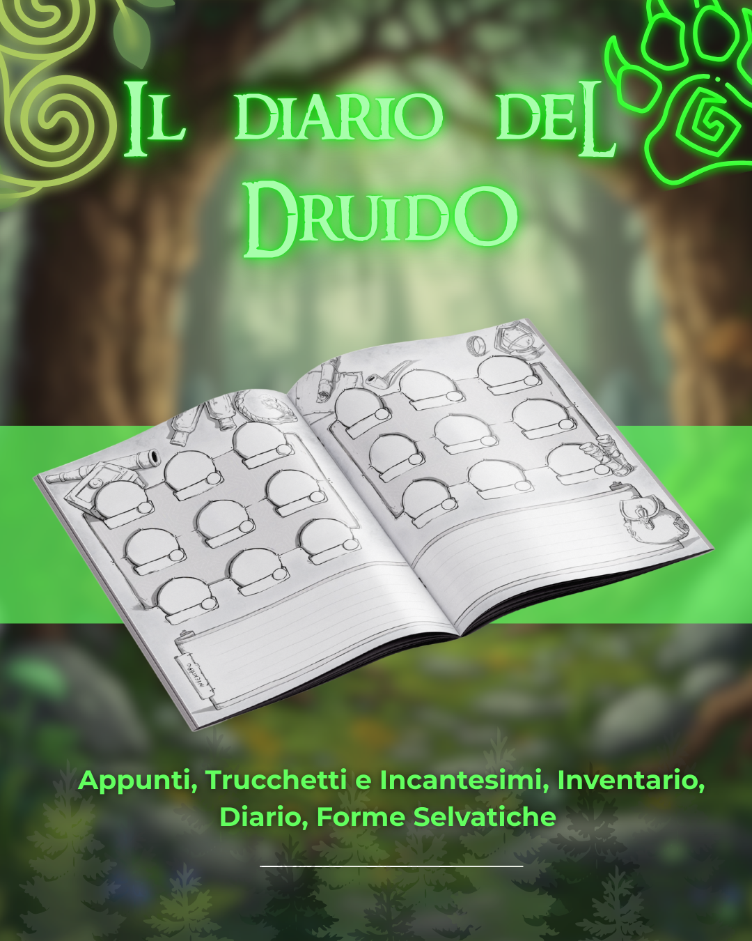Il Diario Del Druido - Edizione Illustrata - Compatibile Versione 5e