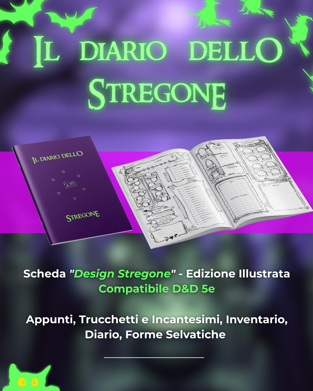 Il Diario Dello Stregone - Edizione Illustrata - Compatibile Versione 5e