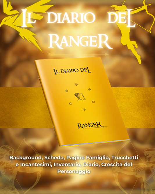 Diario del Ranger DELUXE - Edizione Illustrazione a Colori & Pagine Uniche "Ranger" - Compatibile Versione 5e