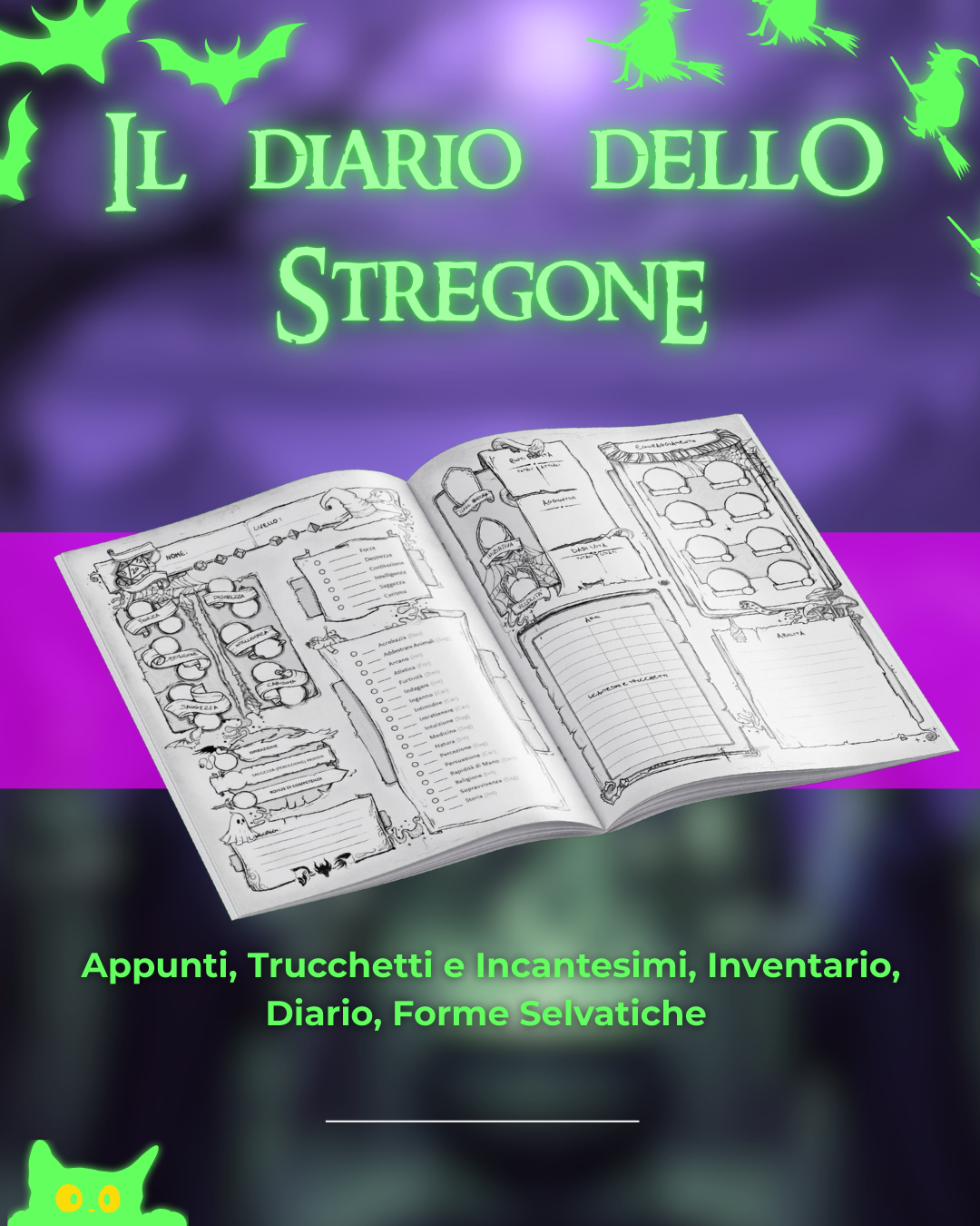 Il Diario Dello Stregone - Edizione Illustrata - Compatibile Versione 5e