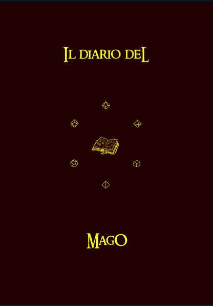 Il Diario del Mago: Scheda "Design Mago", Appunti, Trucchetti e Incantesimi, Inventario, Diario, Forme Selvatiche - Edizione Illustrata - Compatibile Versione 5e