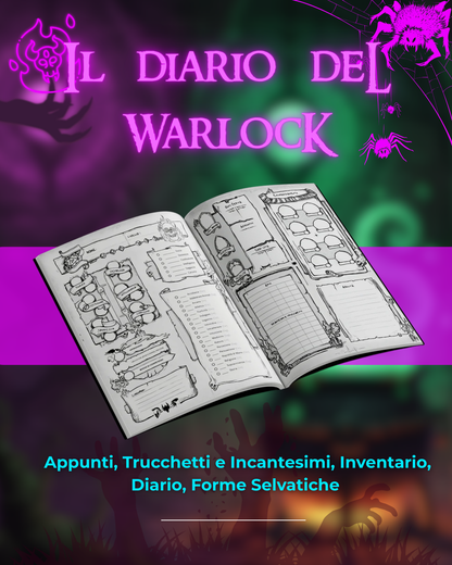 Il Diario Del Warlock - Edizione Illustrata - Compatibile Versione 5e