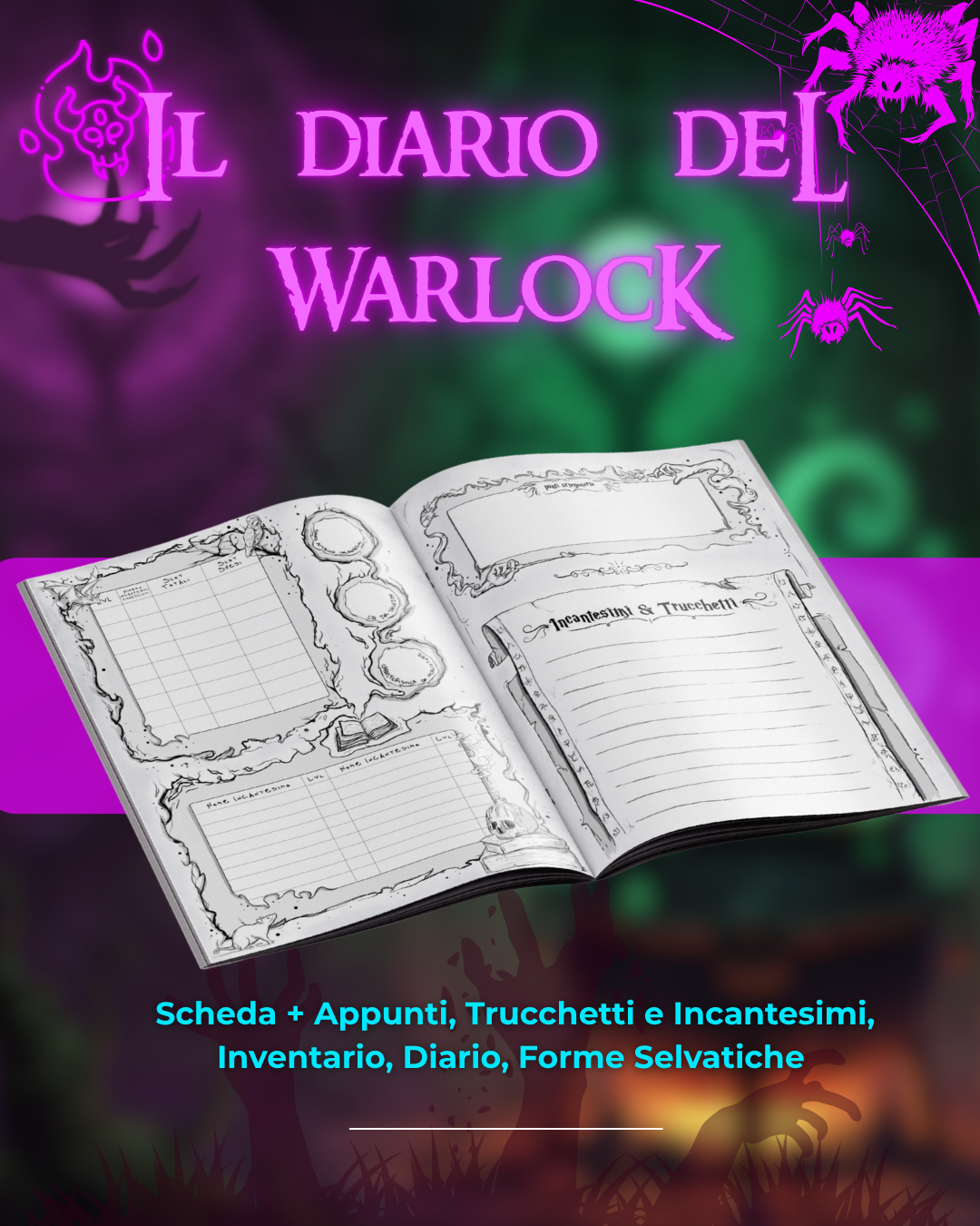 Il Diario Del Warlock - Edizione Illustrata - Compatibile Versione 5e