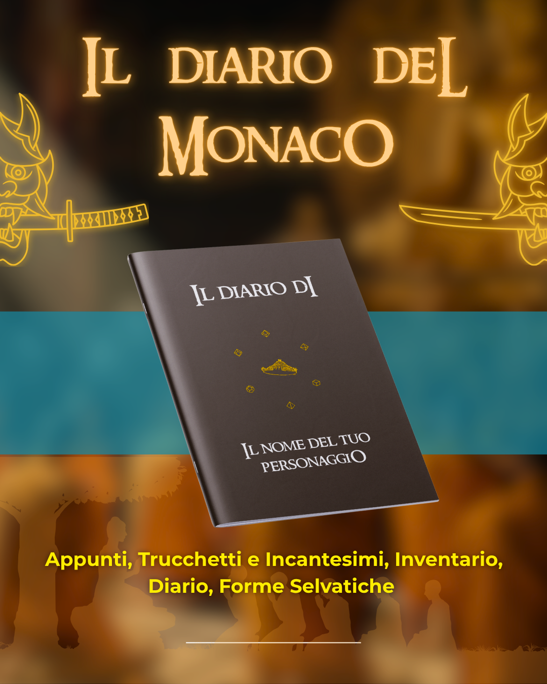 Il Diario del Monaco - Edizione Illustrata - Compatibile Versione 5e