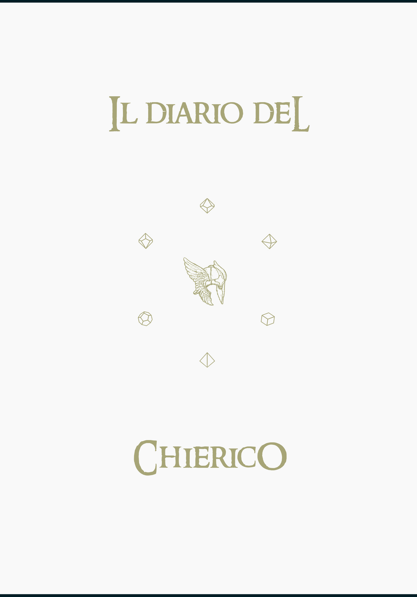 Il Diario del Chierico: Scheda "Design Chierico", Appunti, Trucchetti e Incantesimi, Inventario, Diario, Forme Selvatiche - Edizione Illustrata - Compatibile Versione 5e