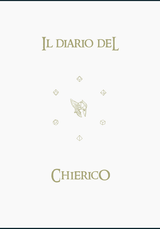 Il Diario del Chierico: Scheda "Design Chierico", Appunti, Trucchetti e Incantesimi, Inventario, Diario, Forme Selvatiche - Edizione Illustrata - Compatibile Versione 5e