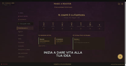 MAKE A MASTER - CREA LA TUA AVVENTURA (VTT)