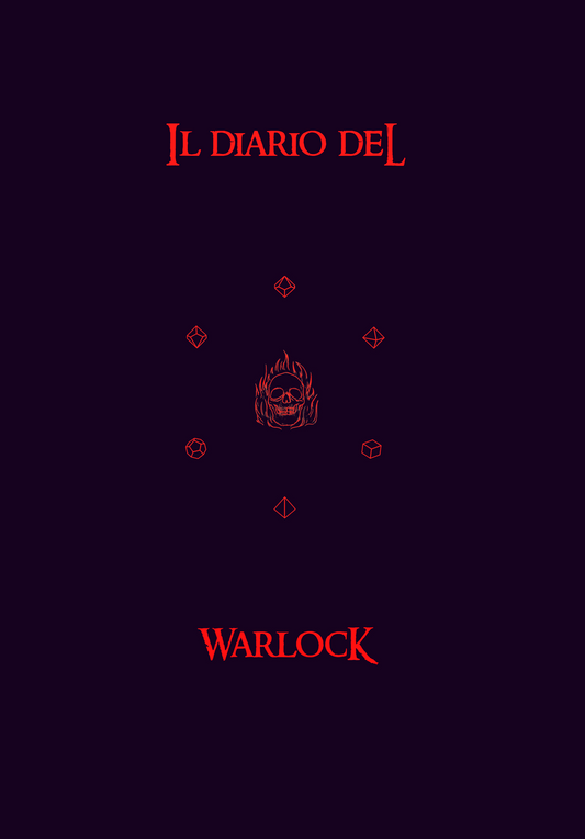 Il Diario Del Warlock: Scheda "Design Warlock", Appunti, Trucchetti e Incantesimi, Inventario, Diario, Forme Selvatiche - Edizione Illustrata - Compatibile Versione 5e