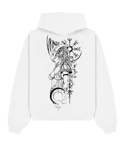 Sweatshirt 12 - Felpa BARBARIAN - Bianco Panna/Immersive | Unisex 100% Cotone